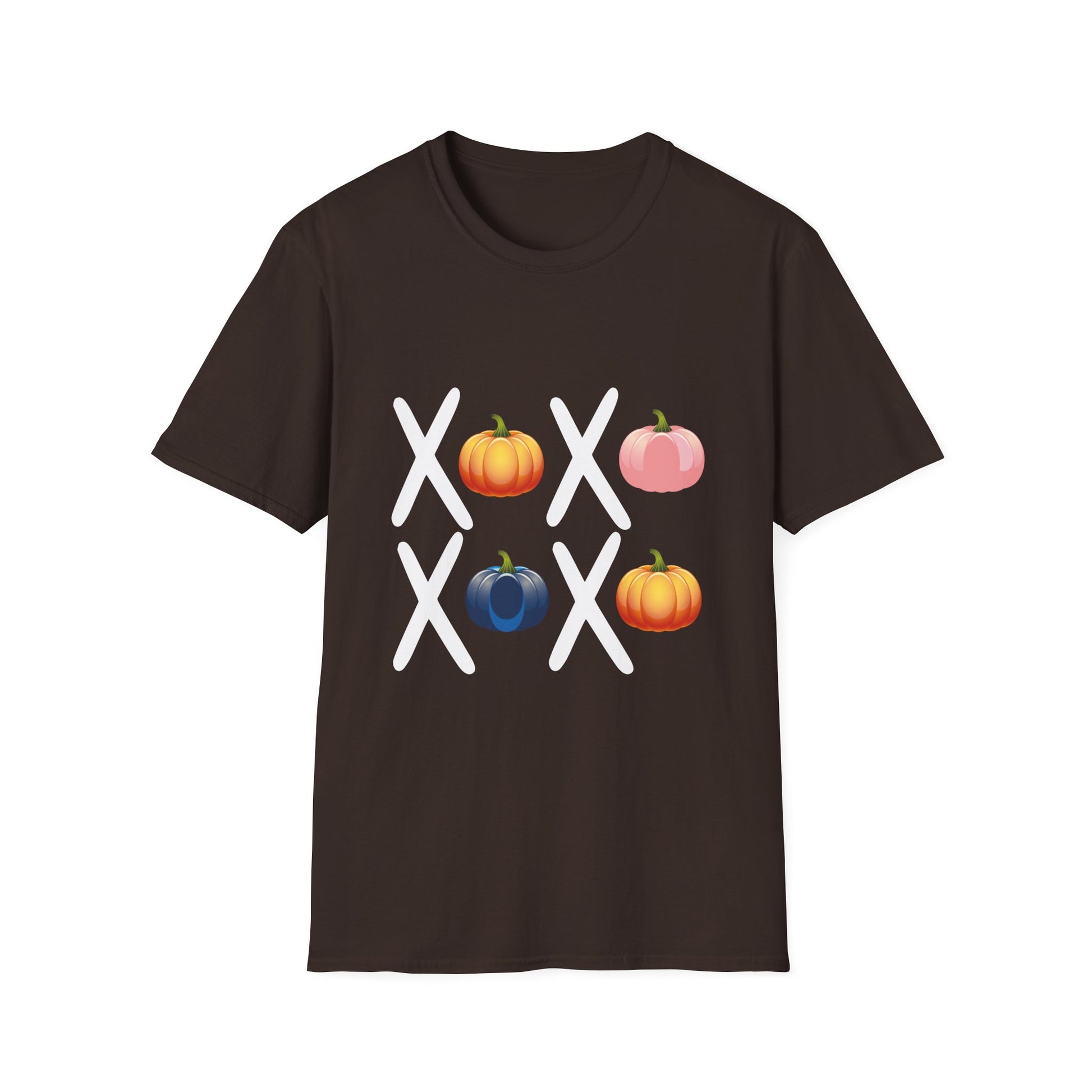 T-Shirt: Pumpkin XOXO Fall Emoji Graphic Tee