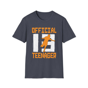 Soccer 13 Year Old Birthday Boy Shirt Official Teenager Unisex T-Shirt
