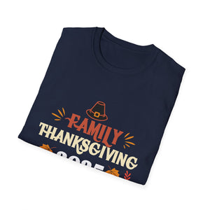Thanksgiving T-Shirt 2025 – “Family Thanksgiving 2025: Time Spent Together Is a Blessing”  Unisex T-Shirt