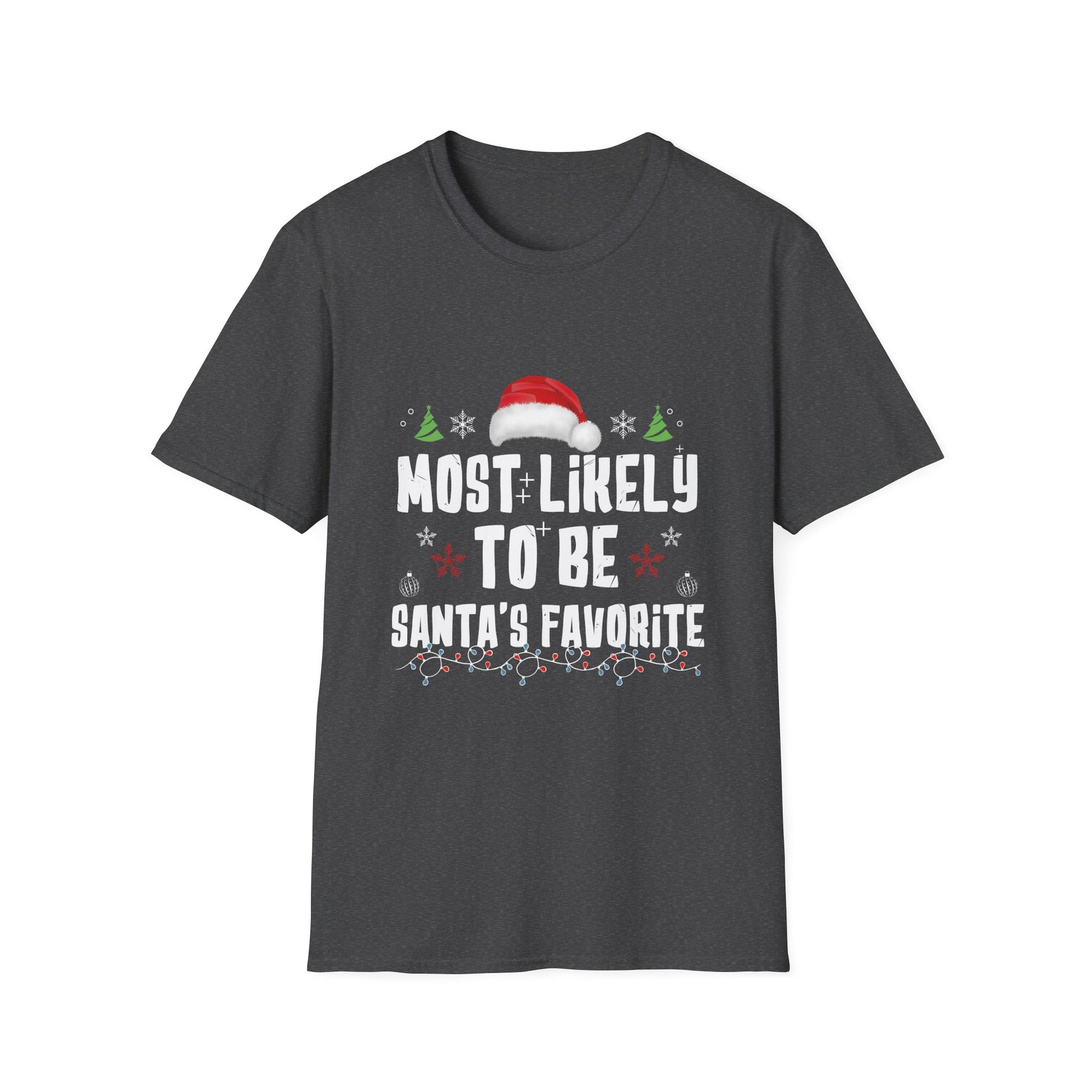Most Likely To Be Santa_s Favorite Christmas Family Matching T-Shirt