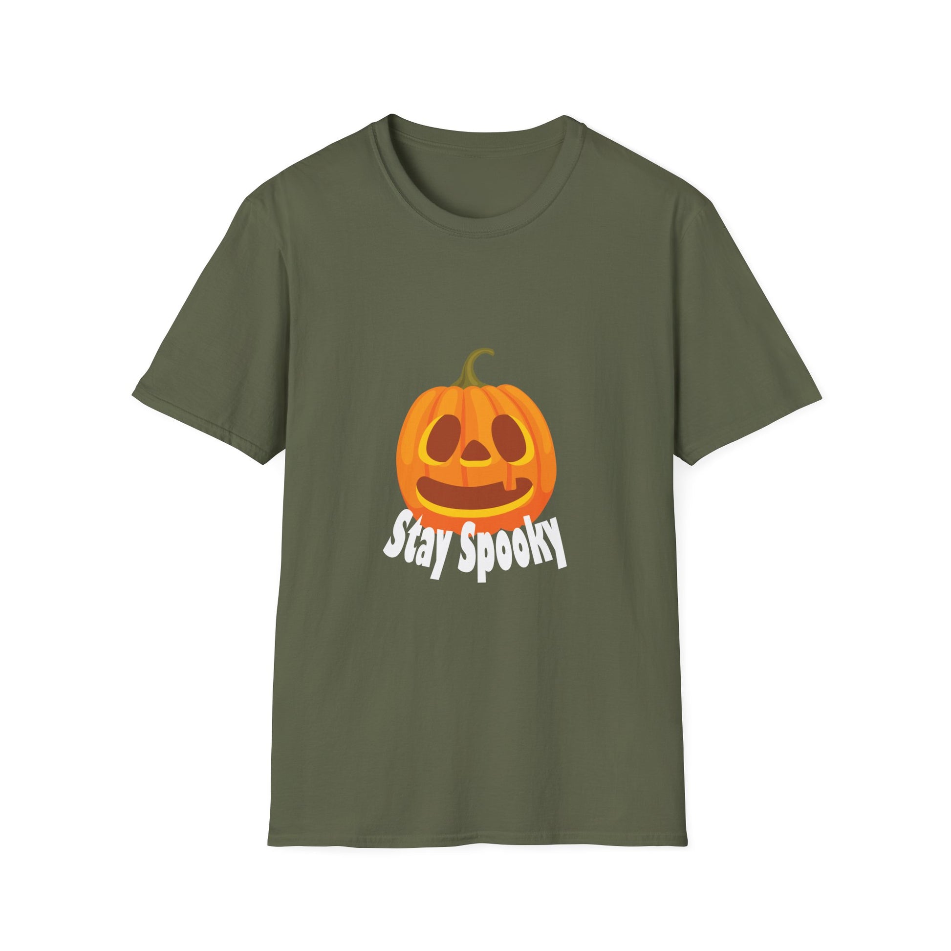 Halloween Pumpkin T-Shirt — "Stay Spooky" Graphic Tee