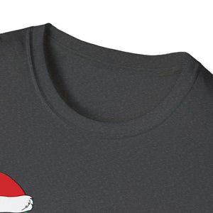 Nice Naughty I Swear I Tried Christmas List Xmas Santa Claus Unisex Softstyle T-Shirt