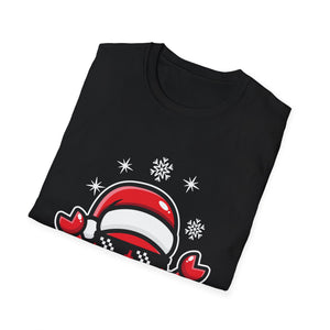 Christmas Crab Santa Hat Ugly Christmas Sweater Unisex T-Shirt