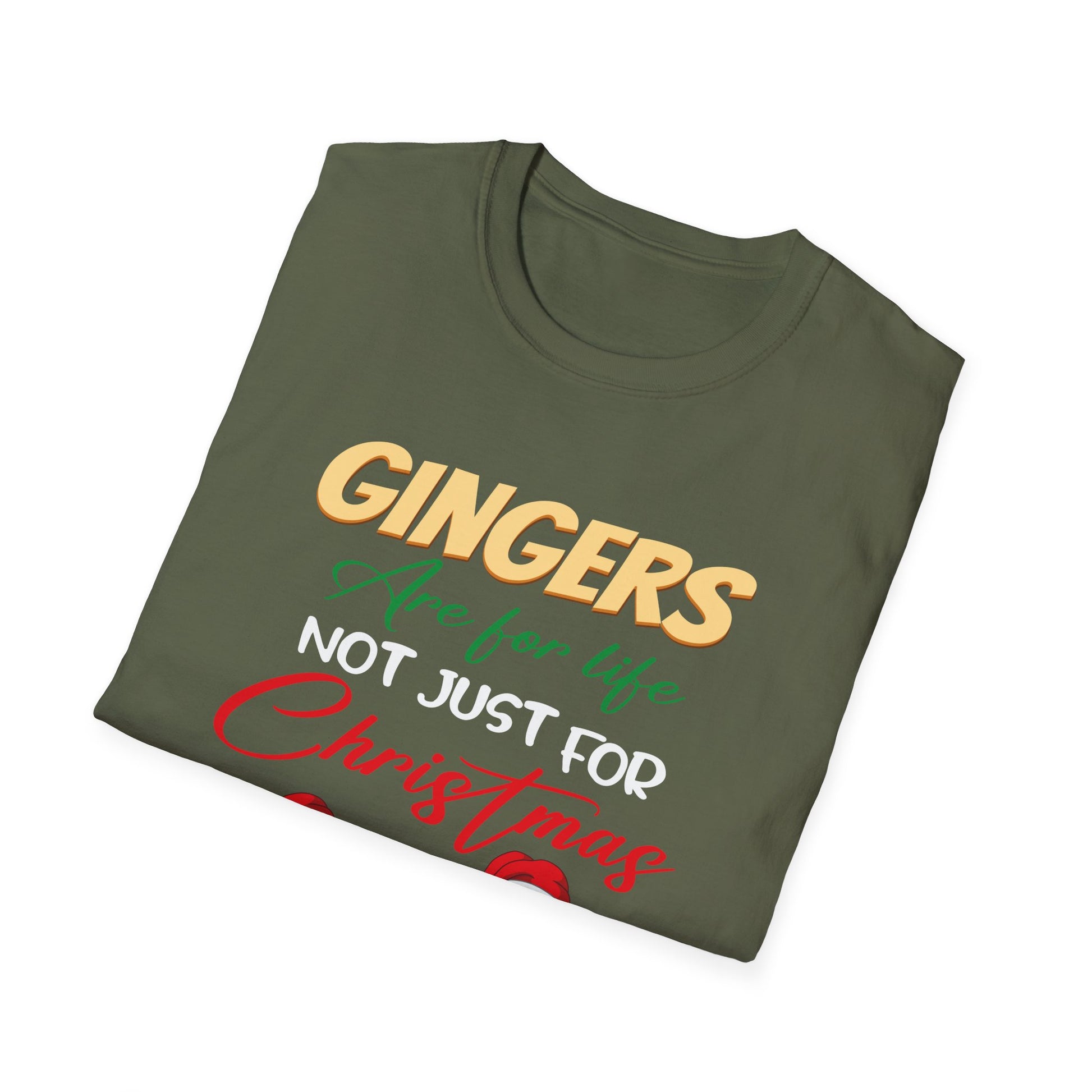 Gingers Are For Life Not Just For Christmas Holiday Unisex T-Shirt