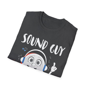 Sound Guy T-Shirt — Funny Audio Engineer Tee with Headphones & Mixer