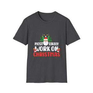 Christmas Workaholic T-Shirt — 