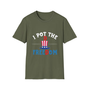 I Pot the D Freedom T-Shirt – Patriotic 4th of July Funny BBQ Tee
