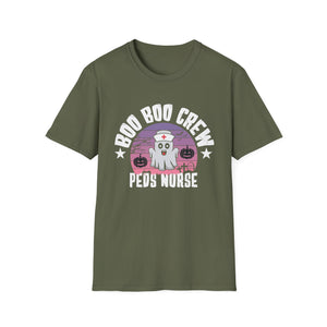 Boo Boo Crew Peds Nurse T-Shirt — Halloween Pediatric Nurse Tee