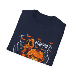 Happy Halloween for Men and Women - Pumpkin Halloween T-Shirt Unisex Softstyle T-Shirt