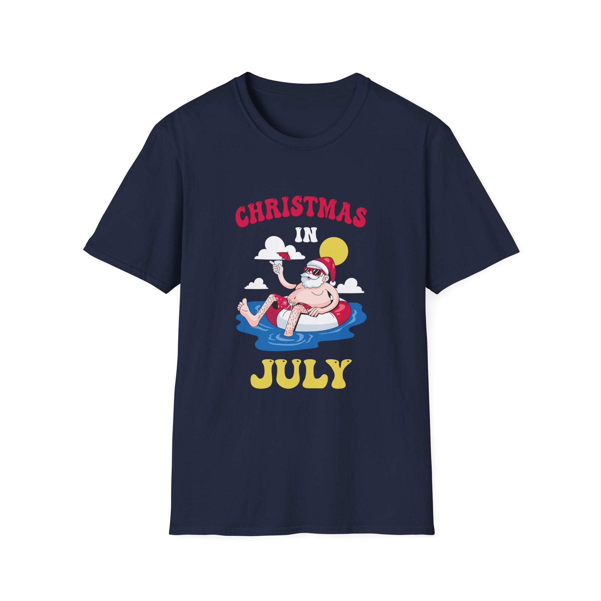 Christmas in July funny santa xmas for Sommer Christmas Unisex T-Shirt