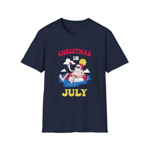 Christmas in July funny santa xmas for Sommer Christmas Unisex T-Shirt