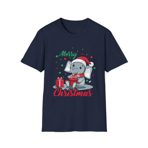 Christmas Elephant - Sweet Christmas Animals Unisex T-Shirt