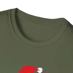 Funny Christmas Santa_s Favorite Ho Naughty Pajama Black Unisex Adult Cotton Polyester Short Sleeve Unisex Softstyle T-Shirt
