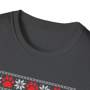 Sock Monkey Christmas Ugly Christmas Sweater Unisex Softstyle T-Shirt