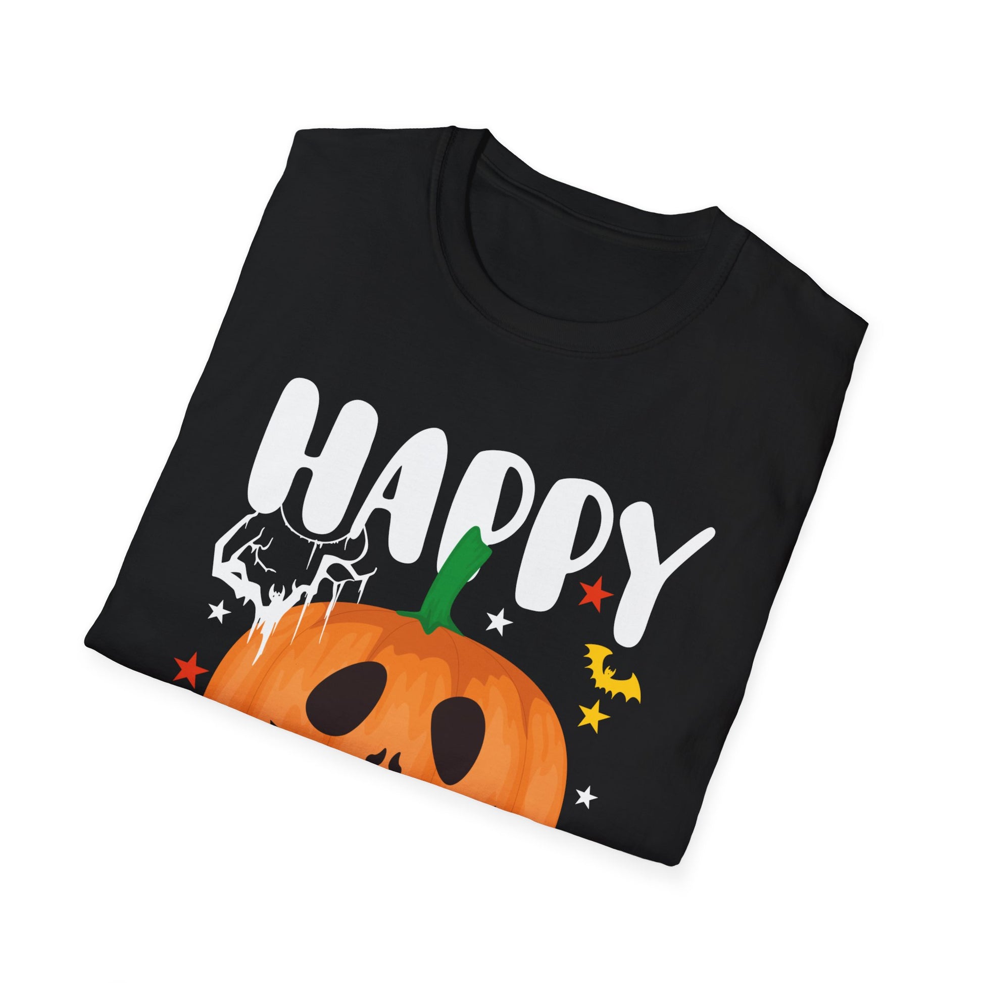 Cute Halloween Kids - Halloween Pumpkin - Happy Halloween TeeUnisex Softstyle T-Shirt