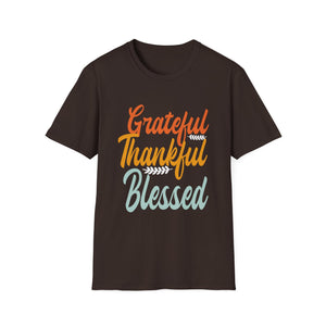 Grateful, Thankful, Blessed Unisex T-Shirt