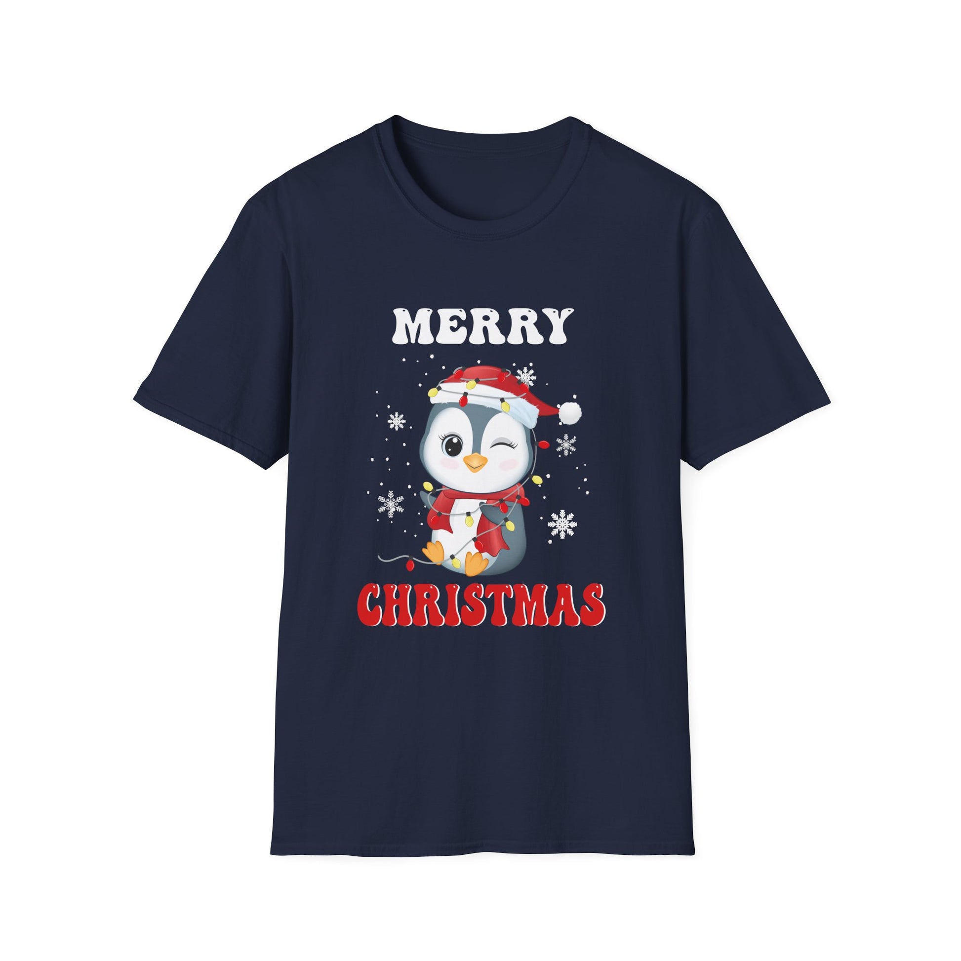 Christmas Shirt Penguin Family Christmas TShirts Christmas Unisex T-Shirt
