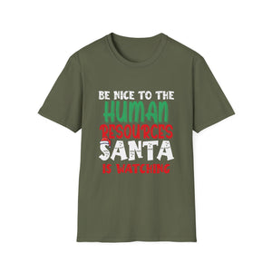 HR Christmas Human Resources Christmas Santa Xmas Ugly Unisex T-Shirt
