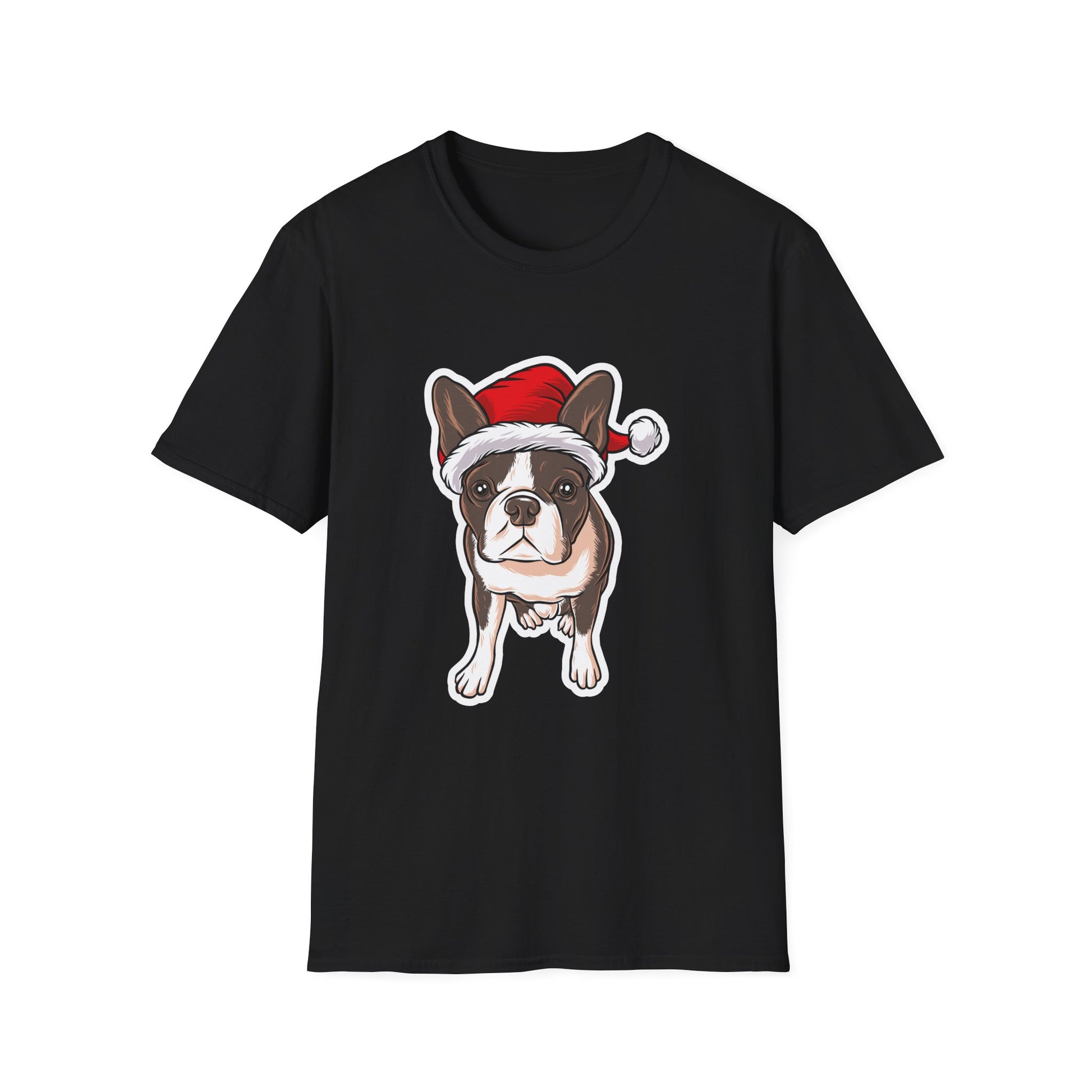 Christmas French Bulldog Outfit Santa Christmas Unisex T-Shirt