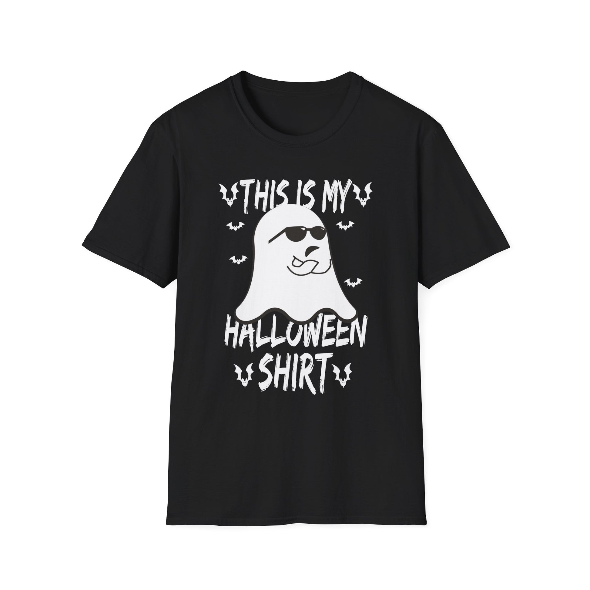 Halloween T-Shirt — "This Is My Halloween Shirt" Ghost Tee