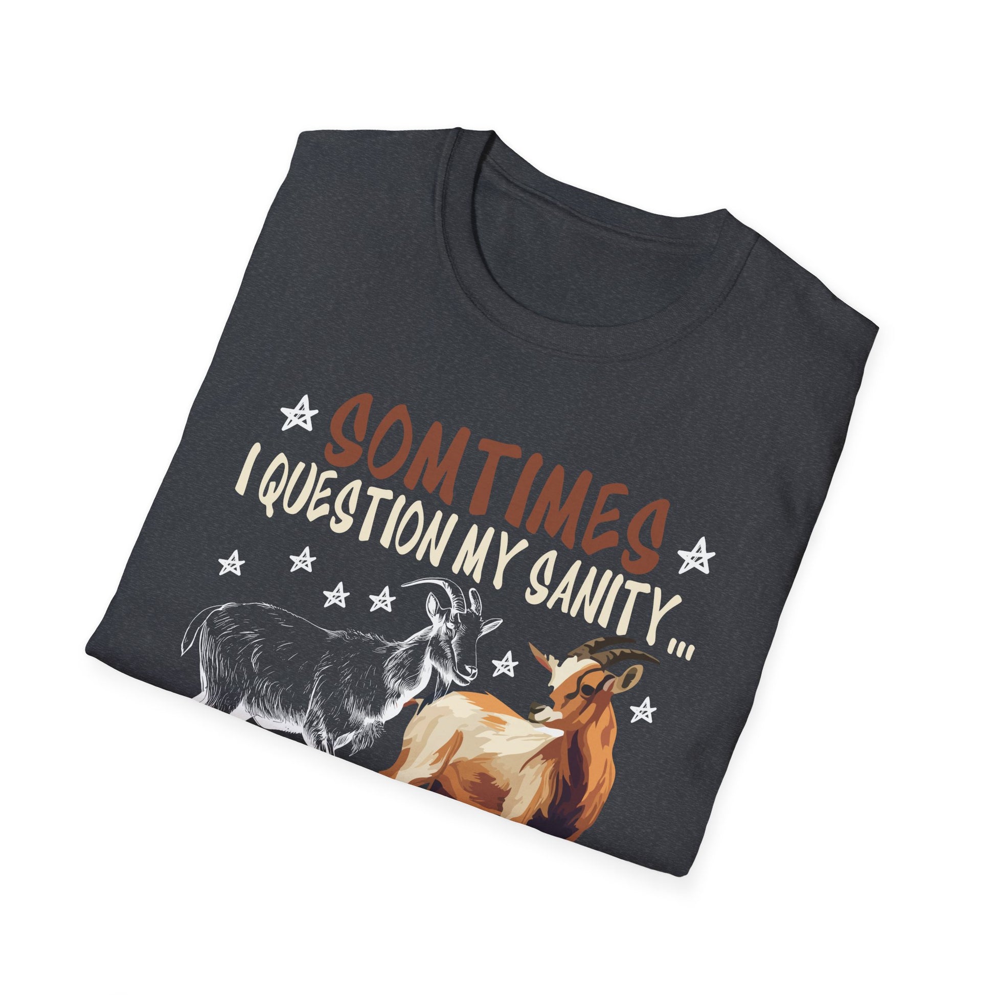 Funny Goat Design Tee for Men _ Women _ Goat Lovers Unisex T-Shirt
