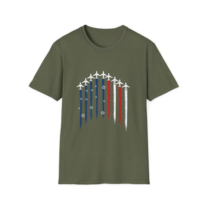 Patriotic Airplane Flag T-Shirt