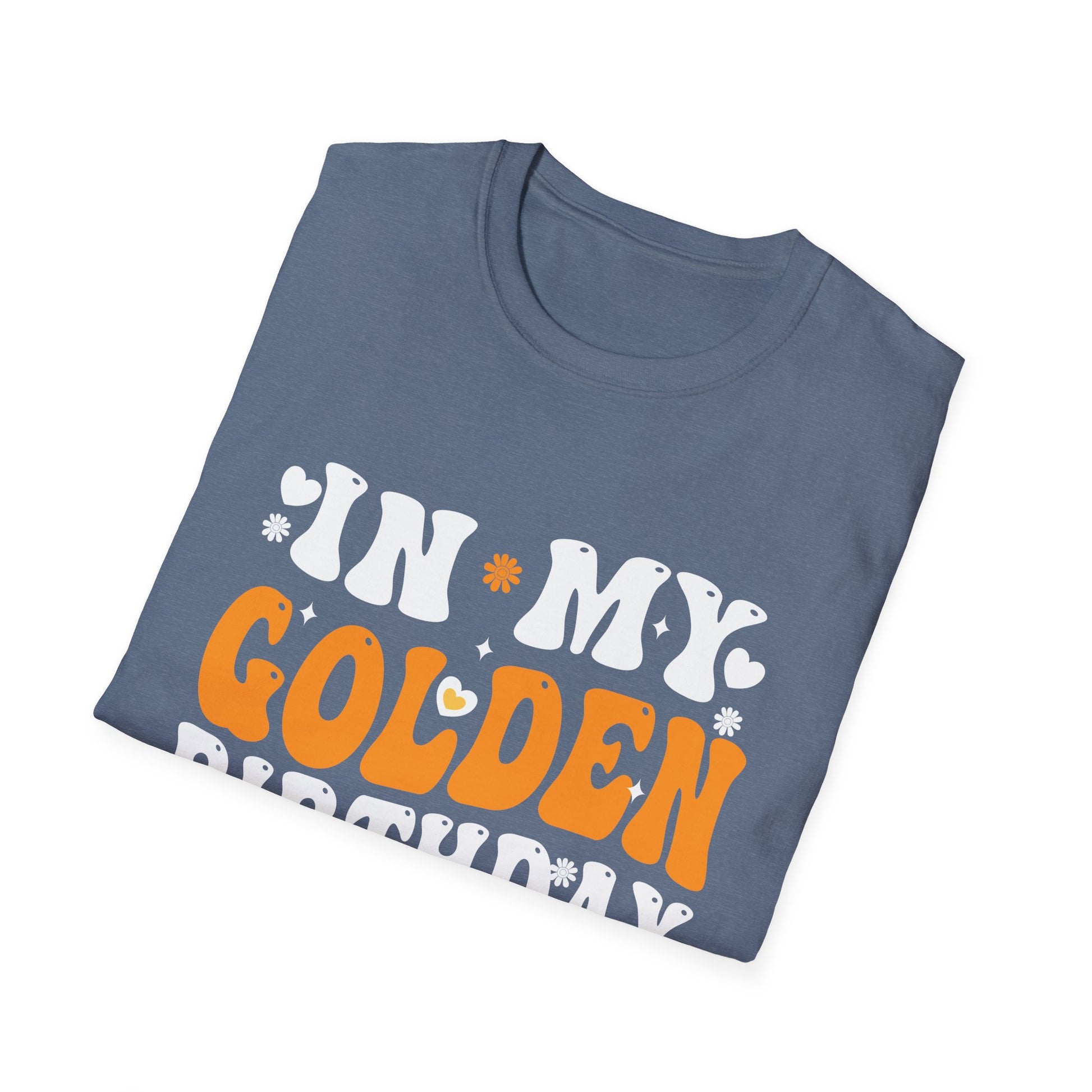 Retro Groovy In My Golden Birthday Era Unisex T-Shirt