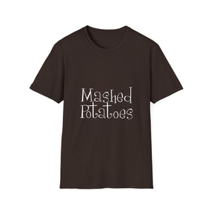 Mashed Potatoes Graphic T-Shirt — Funny Foodie Tee for Thanksgiving & Casual Wear  Unisex T-Shirt