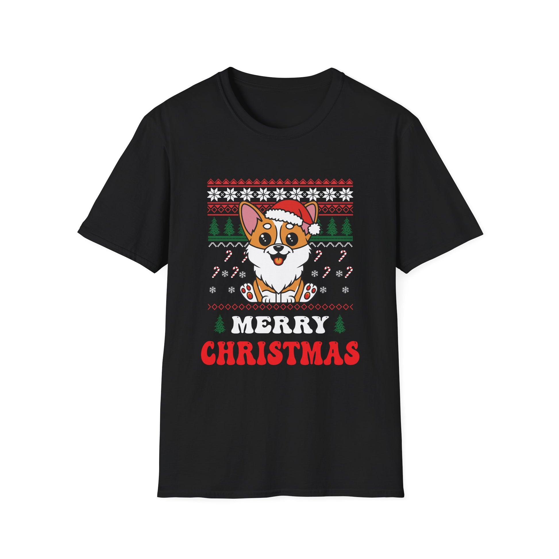 Christmas Corgi T-Shirt — Merry Christmas Holiday Dog Tee