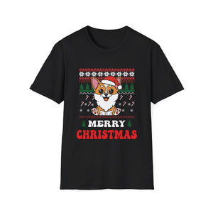 Christmas Corgi T-Shirt — Merry Christmas Holiday Dog Tee