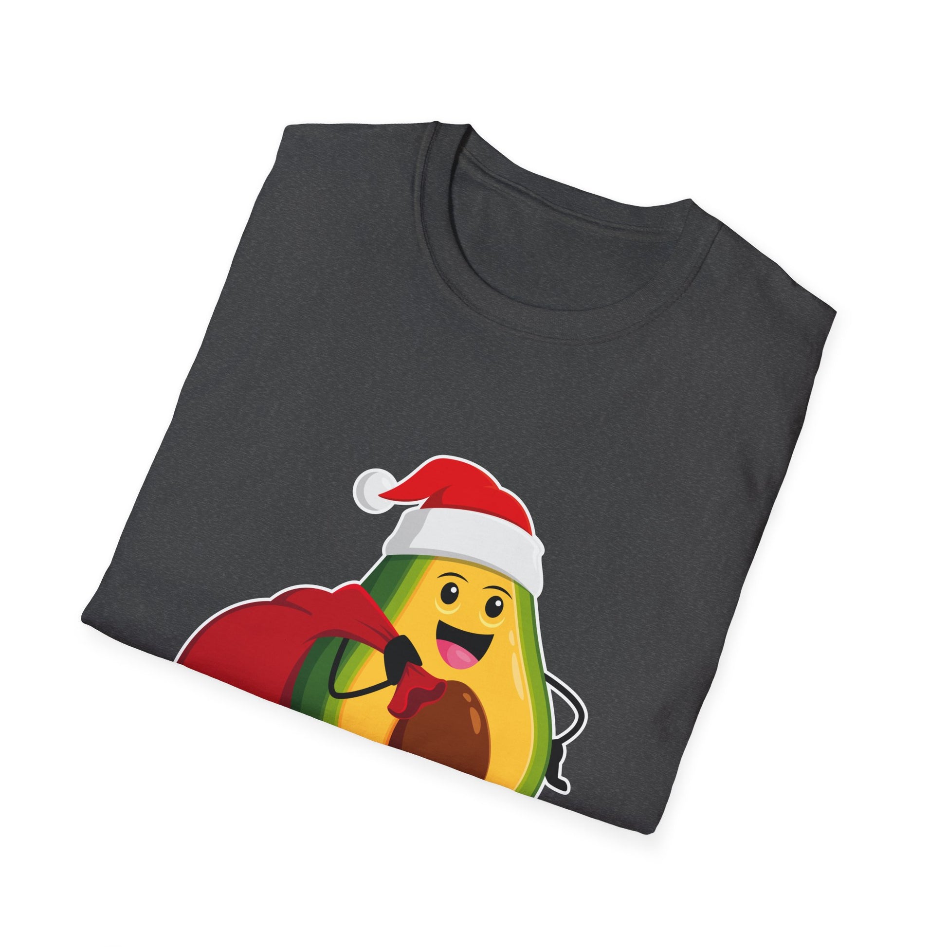 Christmas Avocado Santa Hat Christmas Avocado Unisex T-Shirt
