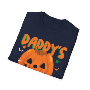 Daddy's Little Pumpkin T-Shirt — Cute Halloween Kid Pumpkin Tee