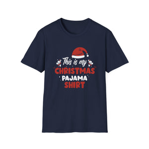 Christmas Pajama Shirt T-Shirt – “This Is My Christmas Pajama Shirt” Holiday Tee