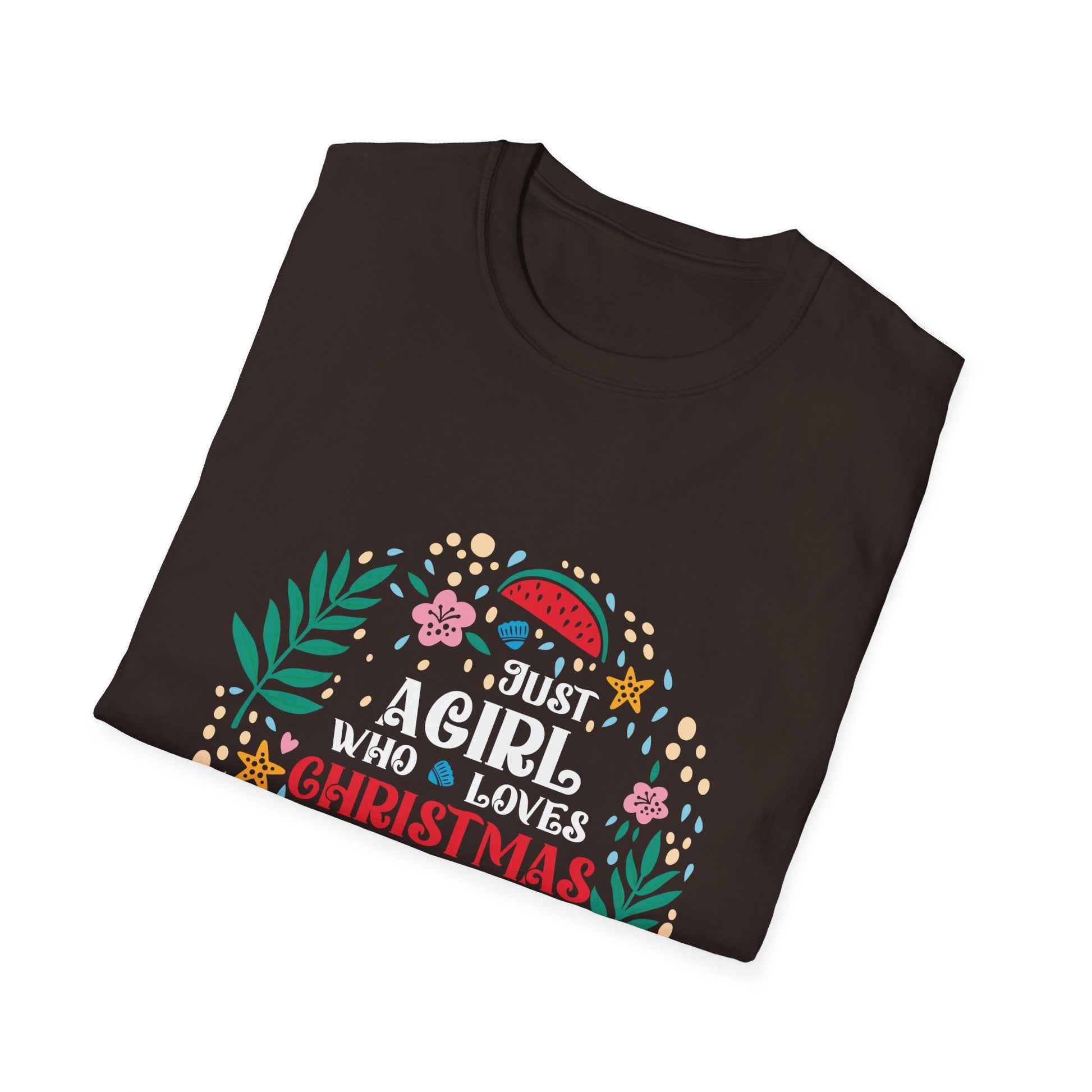 Christmas In July Shirt Girls Funny Summer Beach Vacation Unisex T-Shirt