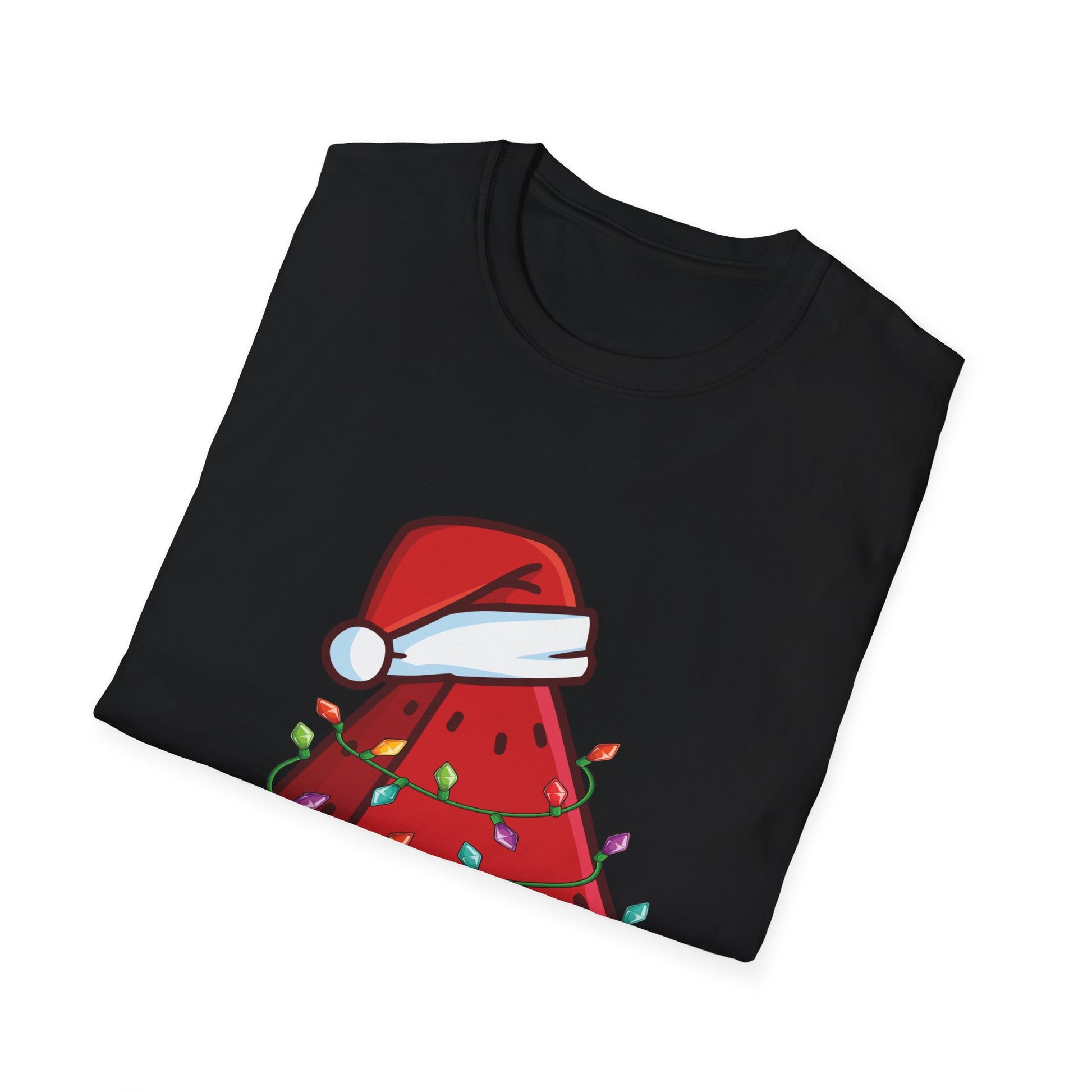 Summer Vacation Watermelon Christmas Tree Christmas In July Unisex Softstyle T-Shirt