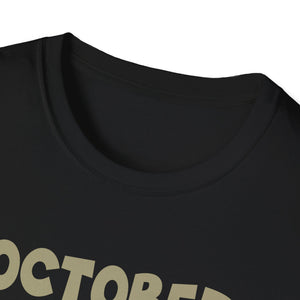 Halloween 'October Tourists' T-Shirt – Skull & Bats October 31 Graphic Tee