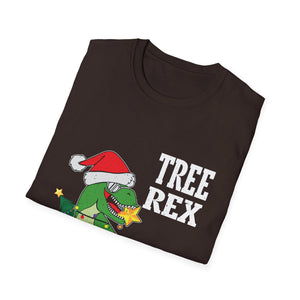 Tree Rex Christmas T-Shirt — Funny Santa Dino Holiday Tee