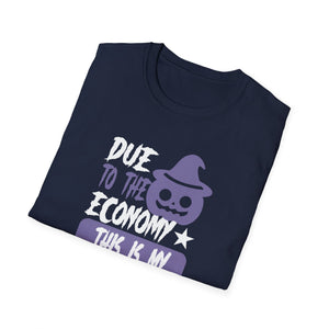 Due To The Economy This Is My Halloween Costume Halloween Tee