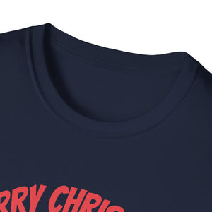 Blue Heeler With Christmas Sweater Unisex T-Shirt