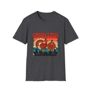 Gobblezilla Turkey T-Shirt — Funny Thanksgiving Graphic Tee