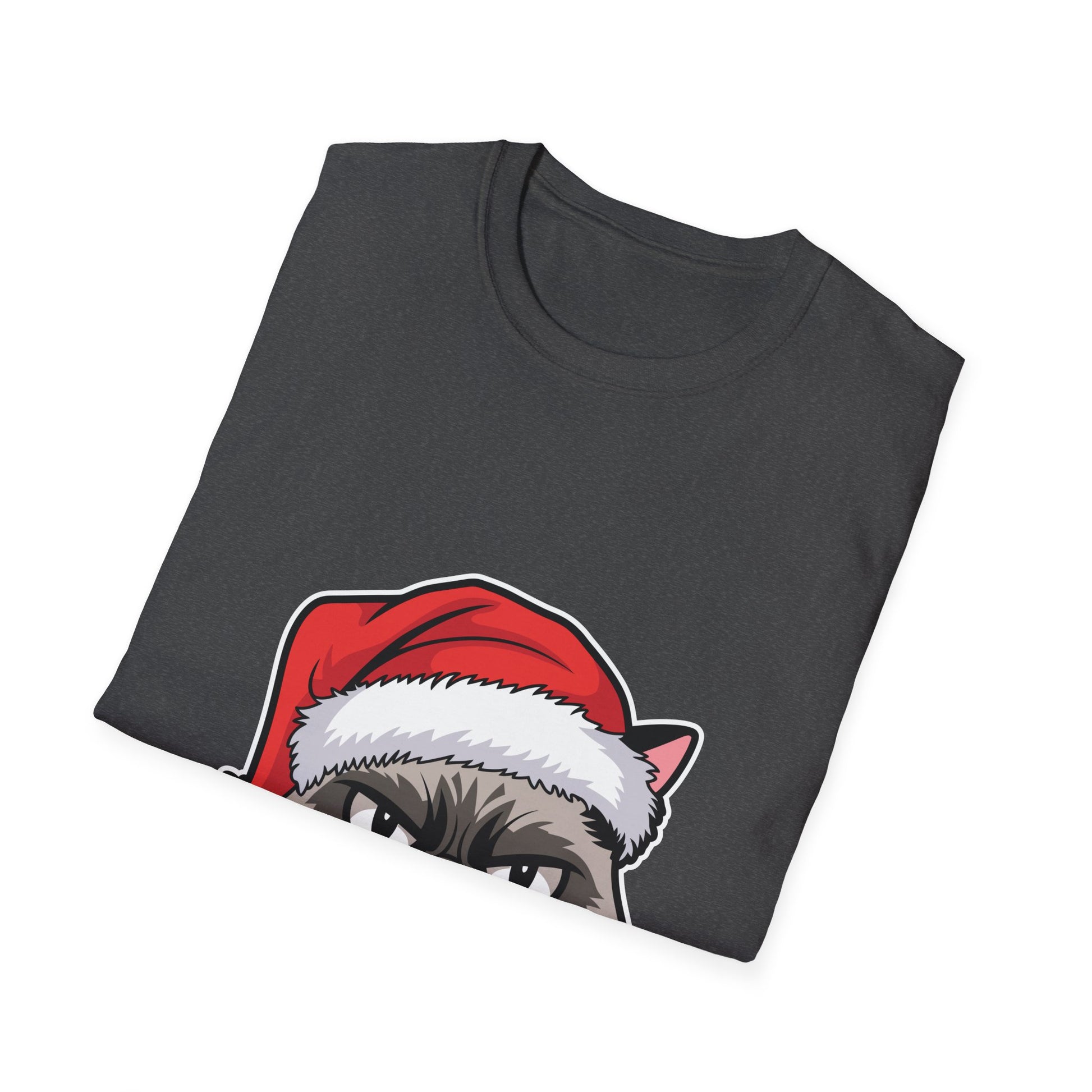 Cat Ugly Christmas Funny Merry Christmas Cat Hate Christmas Unisex T-Shirt