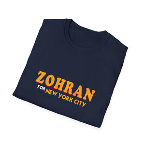 Zohran For New York City T-Shirt — NYC Supporter Tee