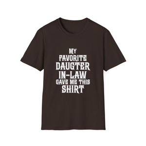 Christmas Gift For Father Mother in Law Funny Birthday Gifts Unisex T-Shirt