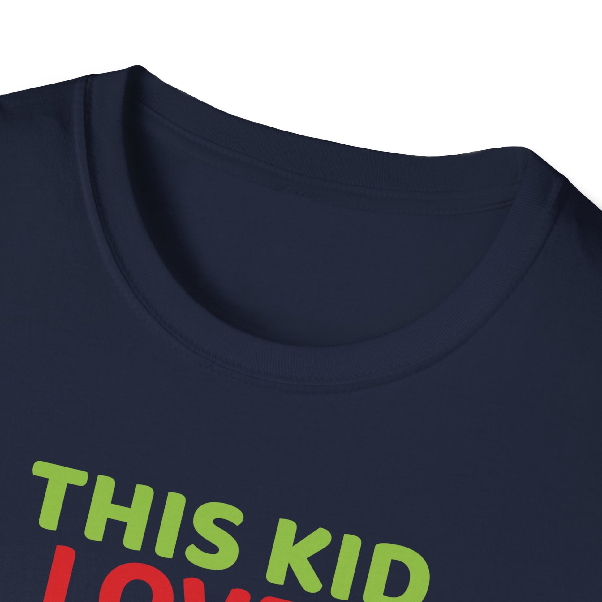 This Kid Loves Christmas Xmas Pajama Toddler Boys Girls Kids T-Shirt
