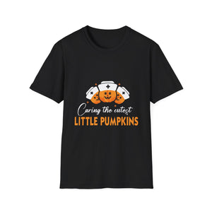 Pumpkin Nurse T-Shirt — Caring the Cutest Little Pumpkins Halloween Tee