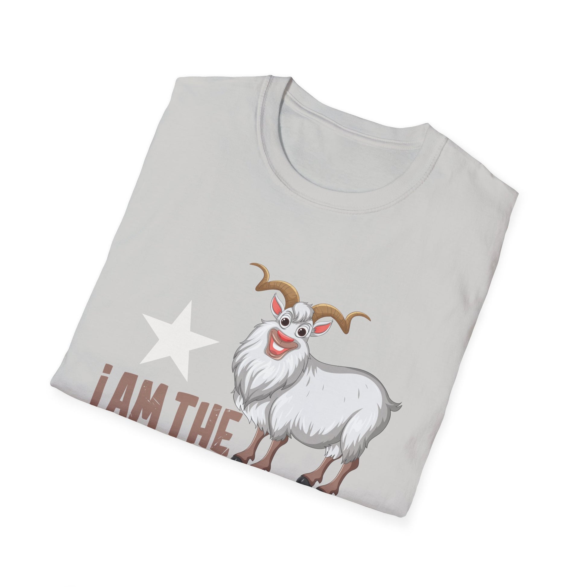 Unisex G.O.A.T. T-Shirt, Funny Goat Shirt, Animal Lover Gift, Casual Tee, Birthday Present, Goats Gift