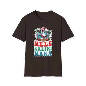 Mele Kalikimaka Shirt For Women Hawaiian Hawaii Christmas T-Shirt