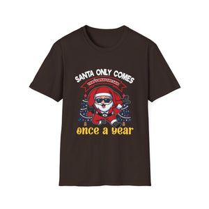 Christmas Santa Graphic T-Shirt — 