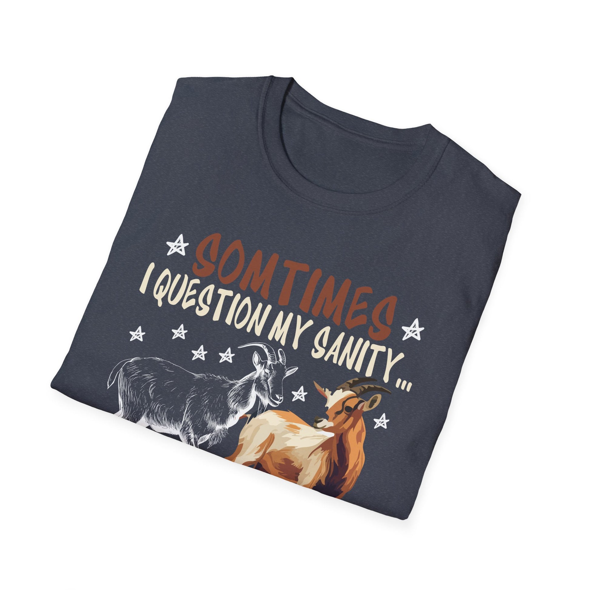 Funny Goat Design Tee for Men _ Women _ Goat Lovers Unisex T-Shirt