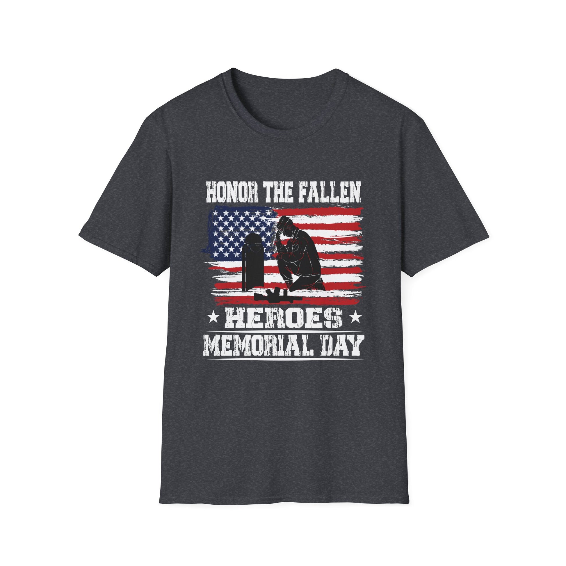 Honor The Fallen Heroes Memorial Day Veteran Military Unisex T-Shirt